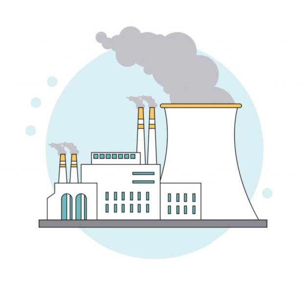 A drawing shows the factory is production